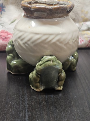 Adorable ceramic three frog - ceramic,