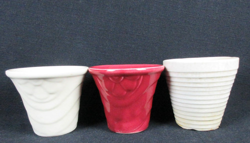 Shawnee pottery planters lot - pottery, planters-lot
